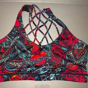 CVG Vintage Tattoo Sports Bra